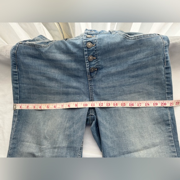 SOUND STYLE Jeans Women 16 Hope High Rise Crop Comfort Stretch Light Wash - Picture 13 of 14